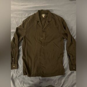 H&M Cuban Collar Black Shirt